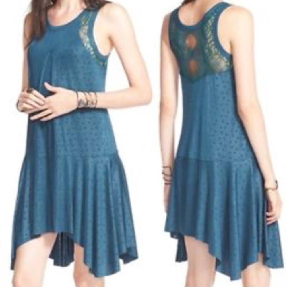 💕NWT Free People Make it Count Swing dress, jade, S